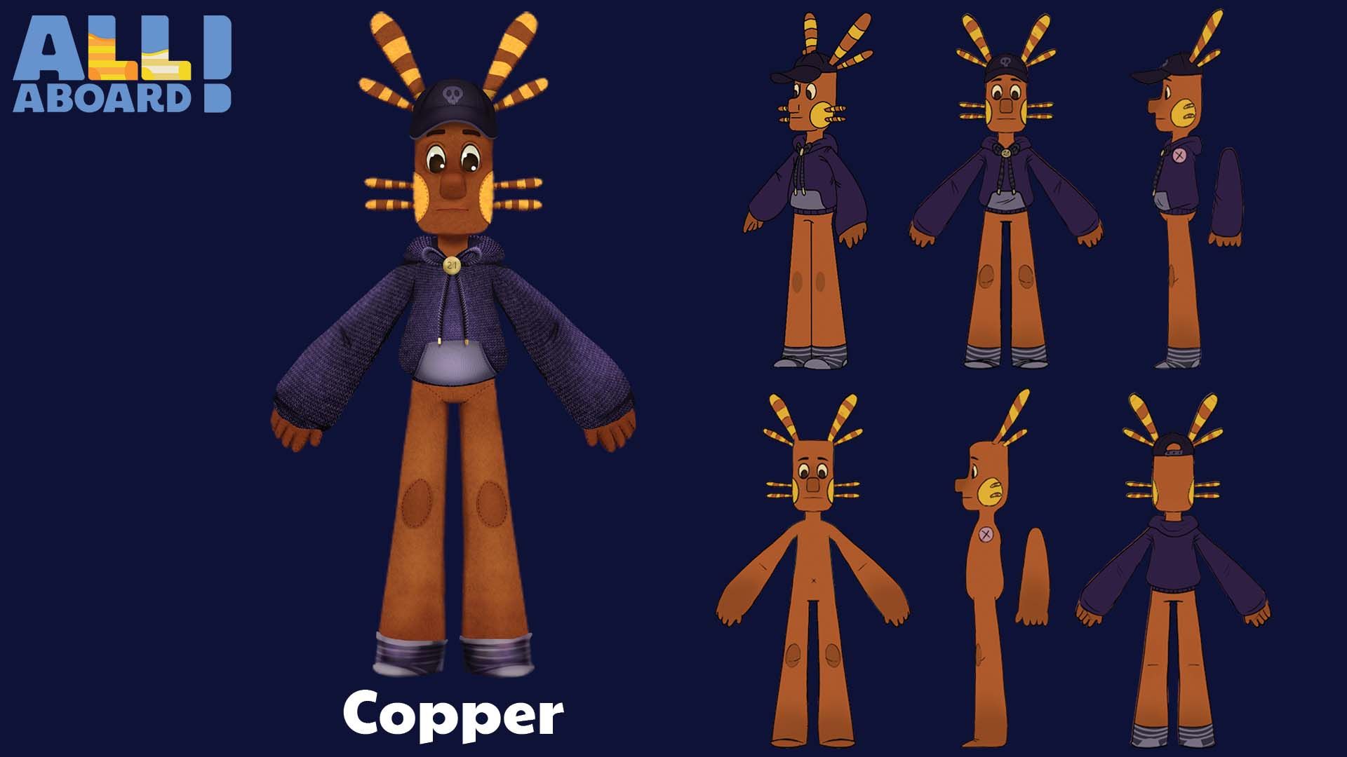 <i> All Aboard! - Personnage Copper - ESMA 2023 </i>