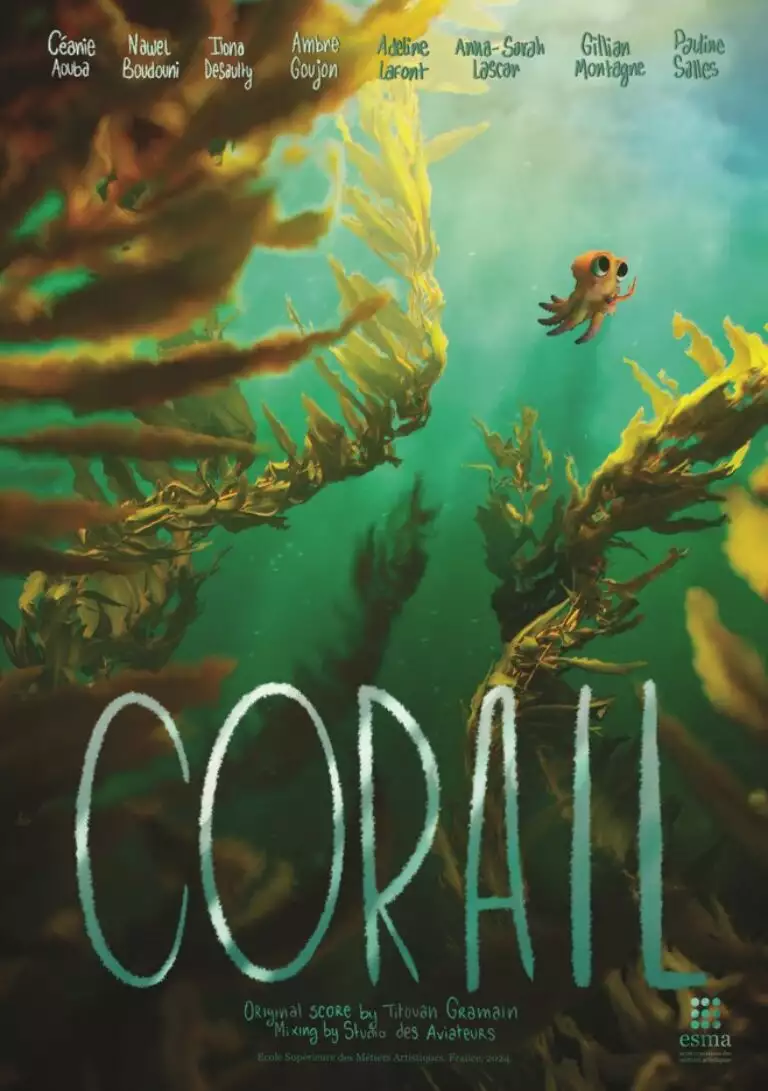affiche film 3d 2024 corail
