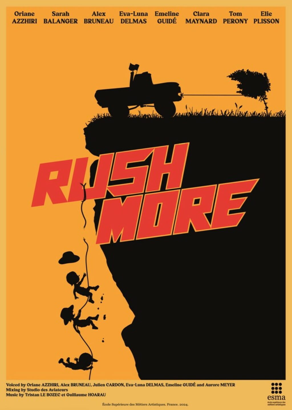 affiche film 3d 2024 esma rushmore