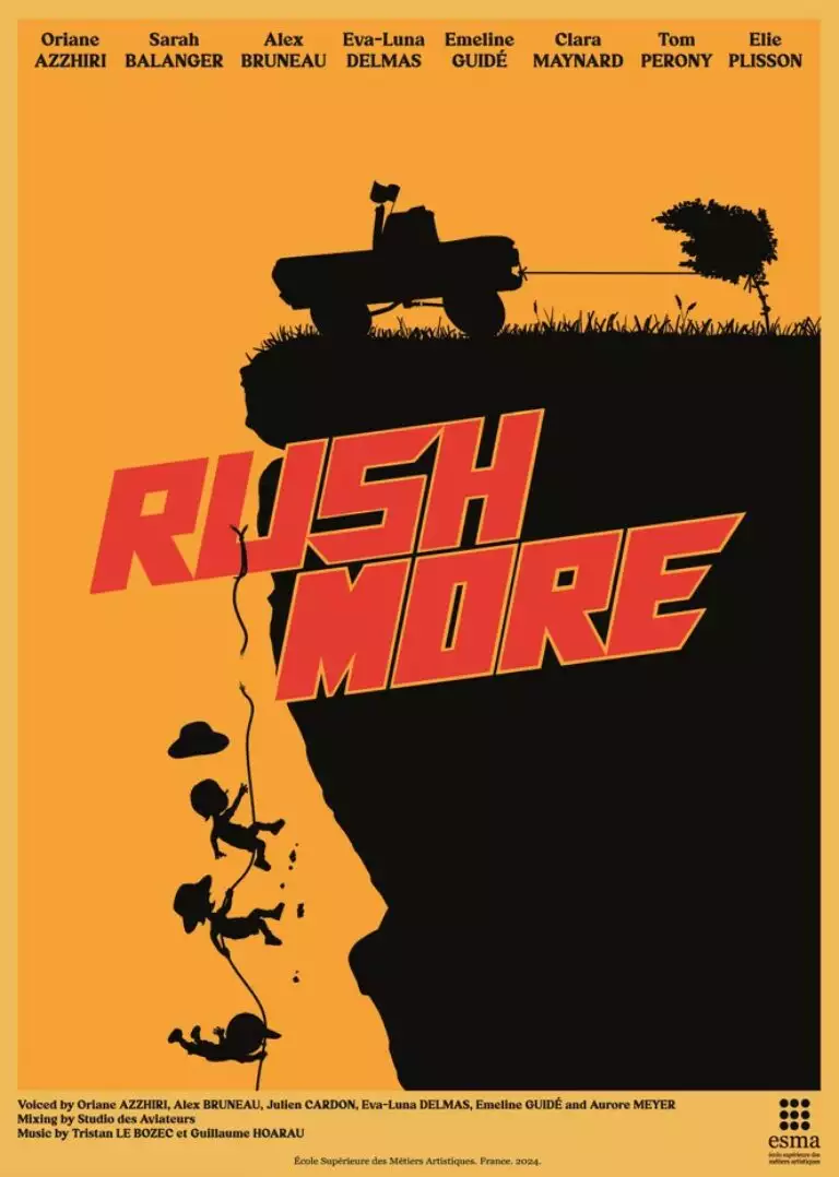 affiche film 3d 2024 esma rushmore