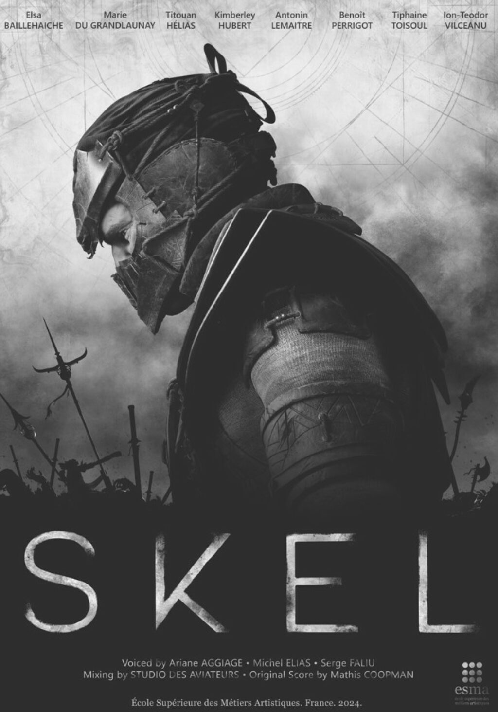 affiche film esma 3d 2024 skel