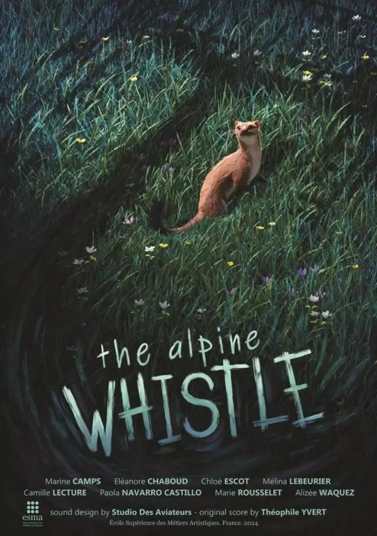 alpine whistle affiche film esma 3d 2024