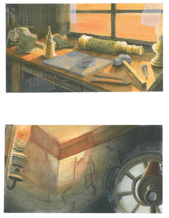 Atelier d'artisan mathématicien, line art 