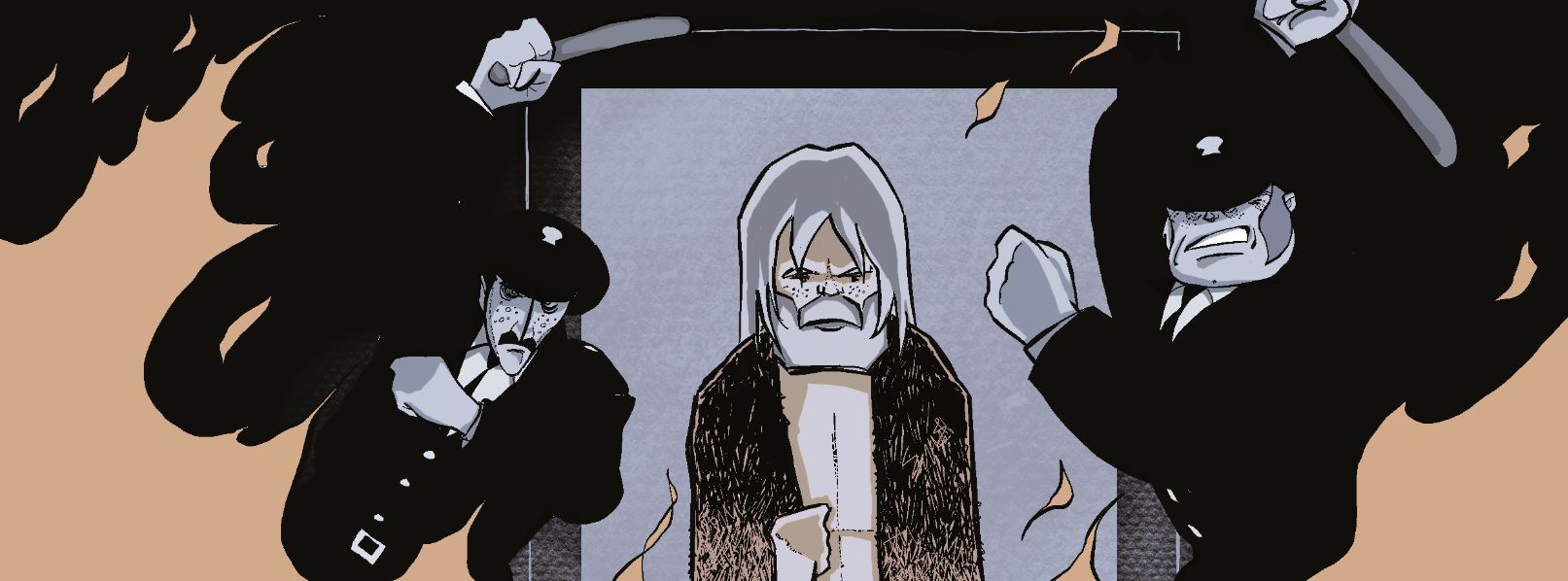 Extrait de la bande dessinée Long Kesh de Stéphane Heurteau