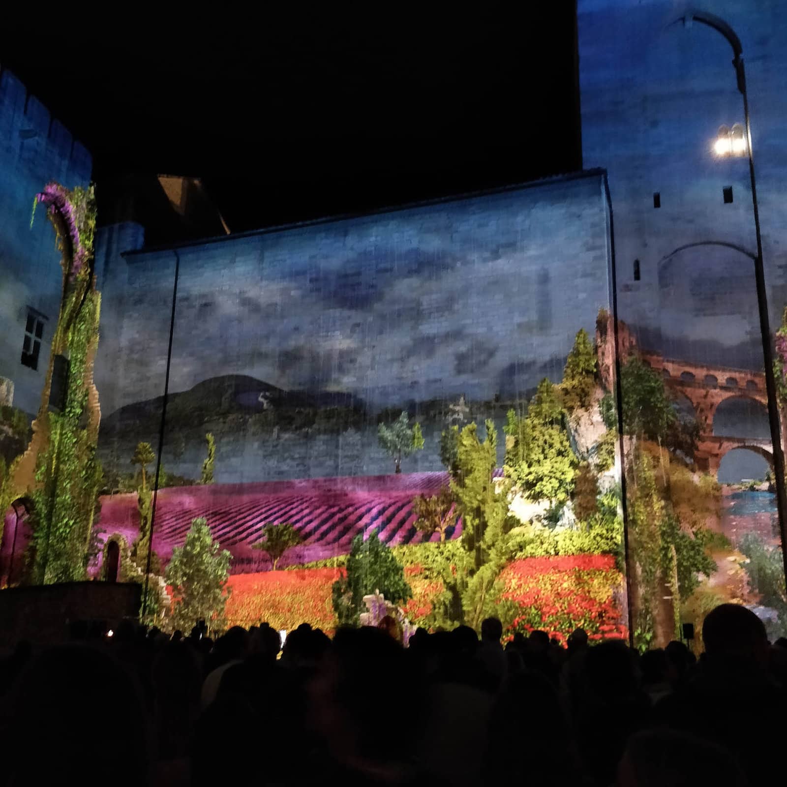 Extrait d'une fresque projetée à Avignon dans le cadre du spectacle Vibrations 2019