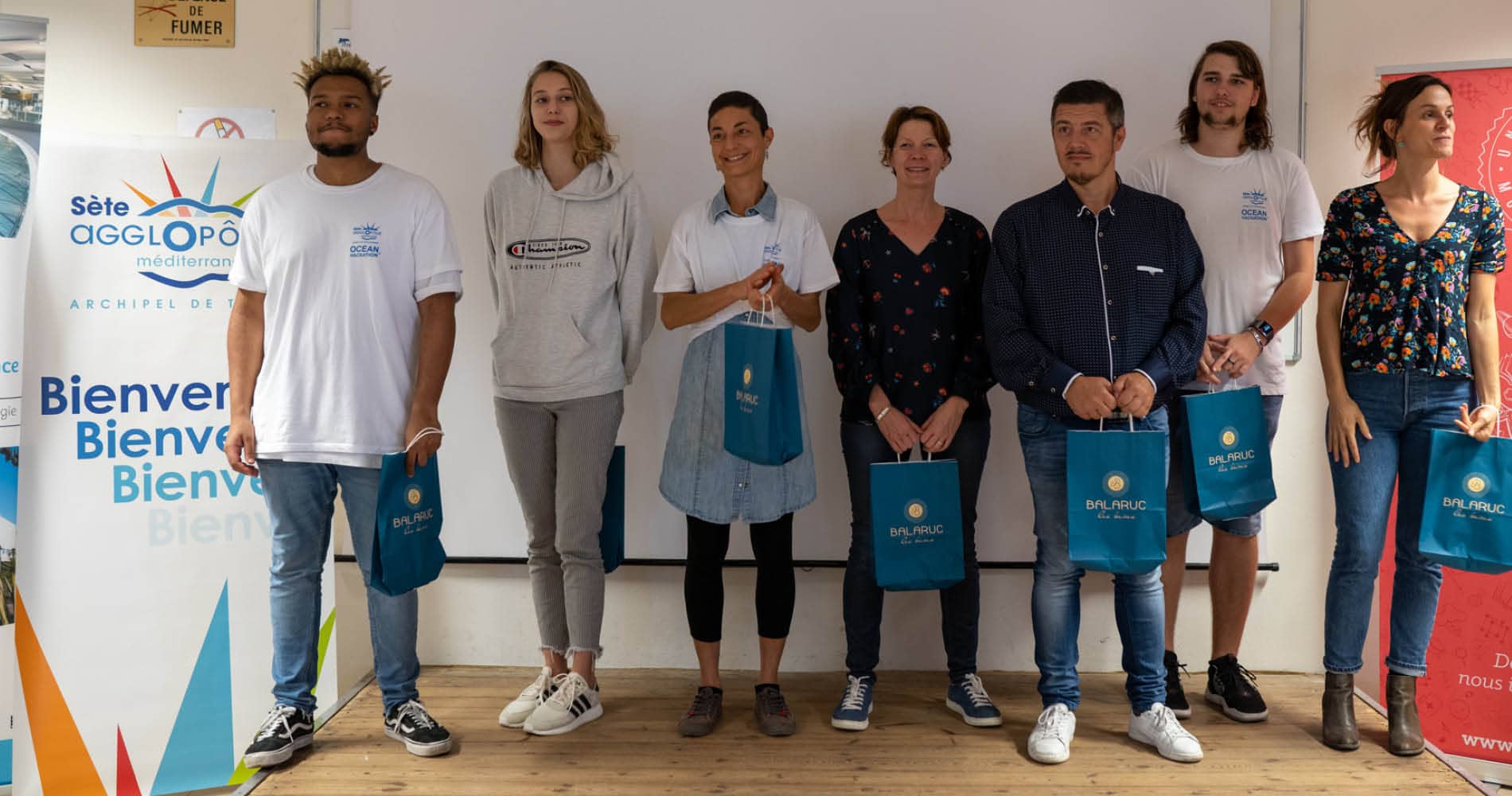 membres de l'équipe Escape Room qui ont participé au Ocean Hackathon de Sète