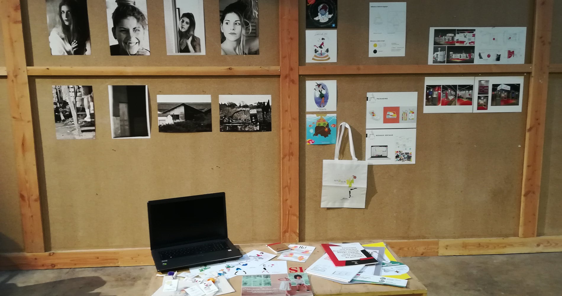 Exposition travaux étudiant mastère design et stratégie digitale ESMA Montpellier