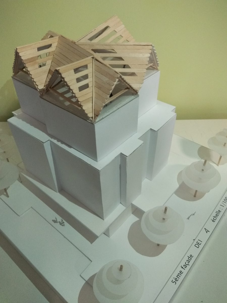 Aménagement de toit d'immeuble