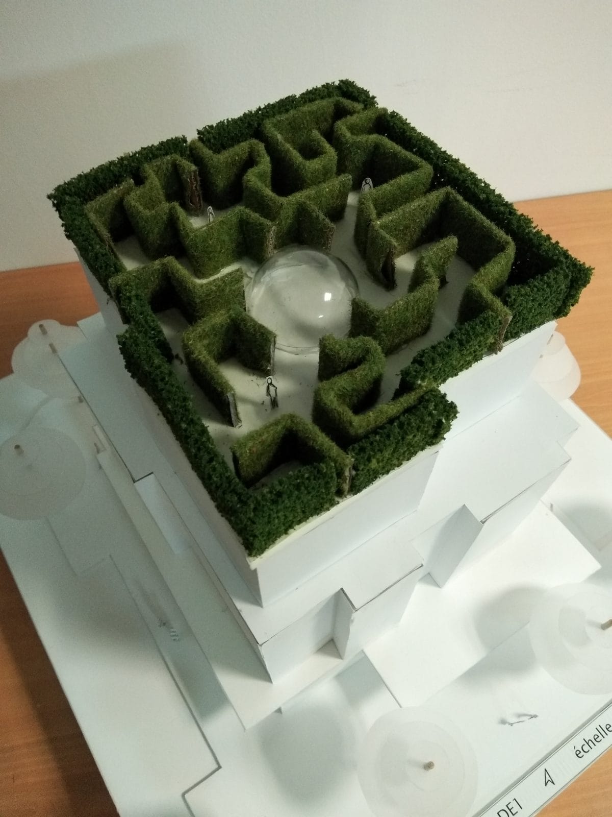 Projet labyrinthe toit d'immeuble