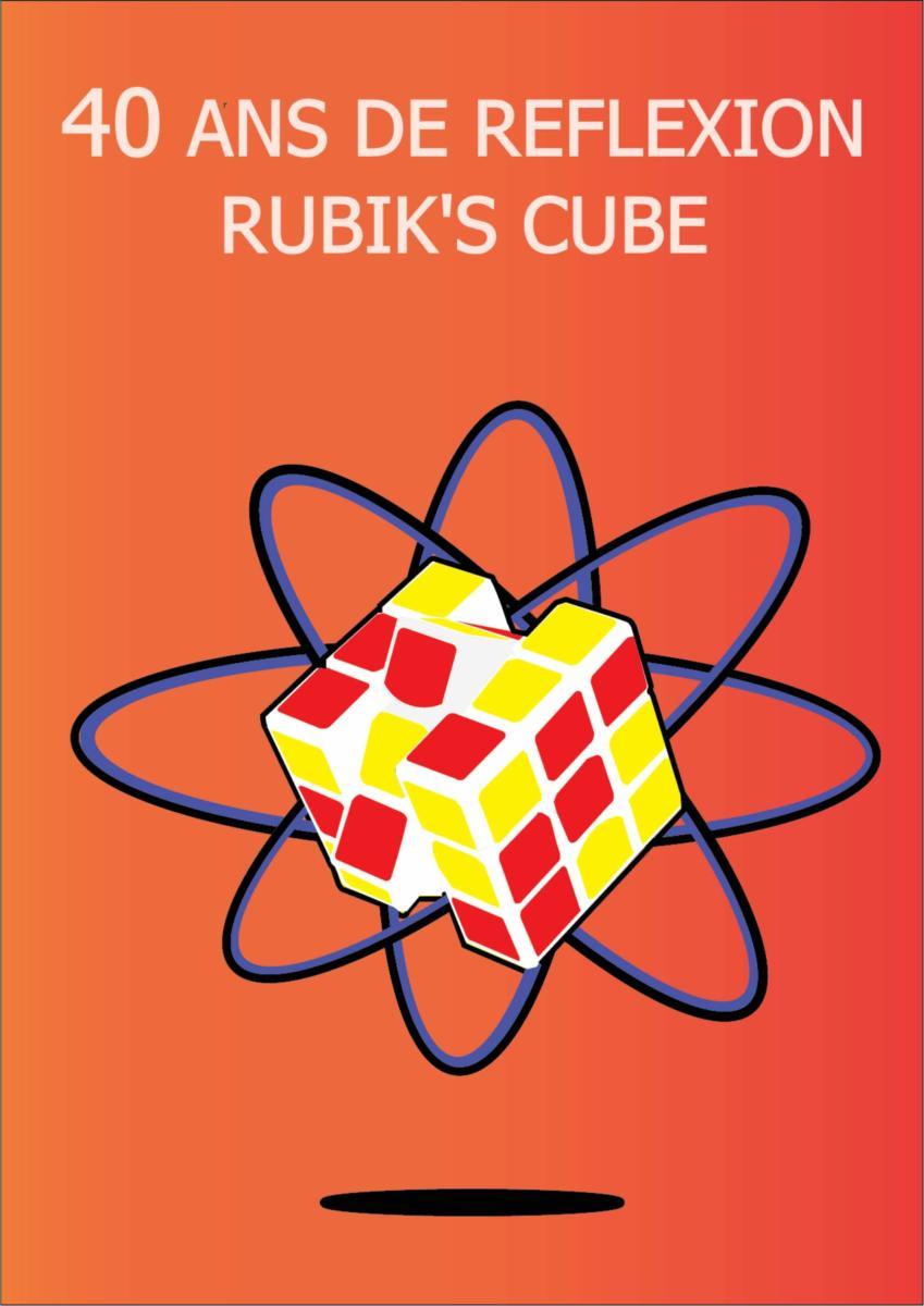 affiche 40 ans rubik's cube bachelor design graphique ESMA