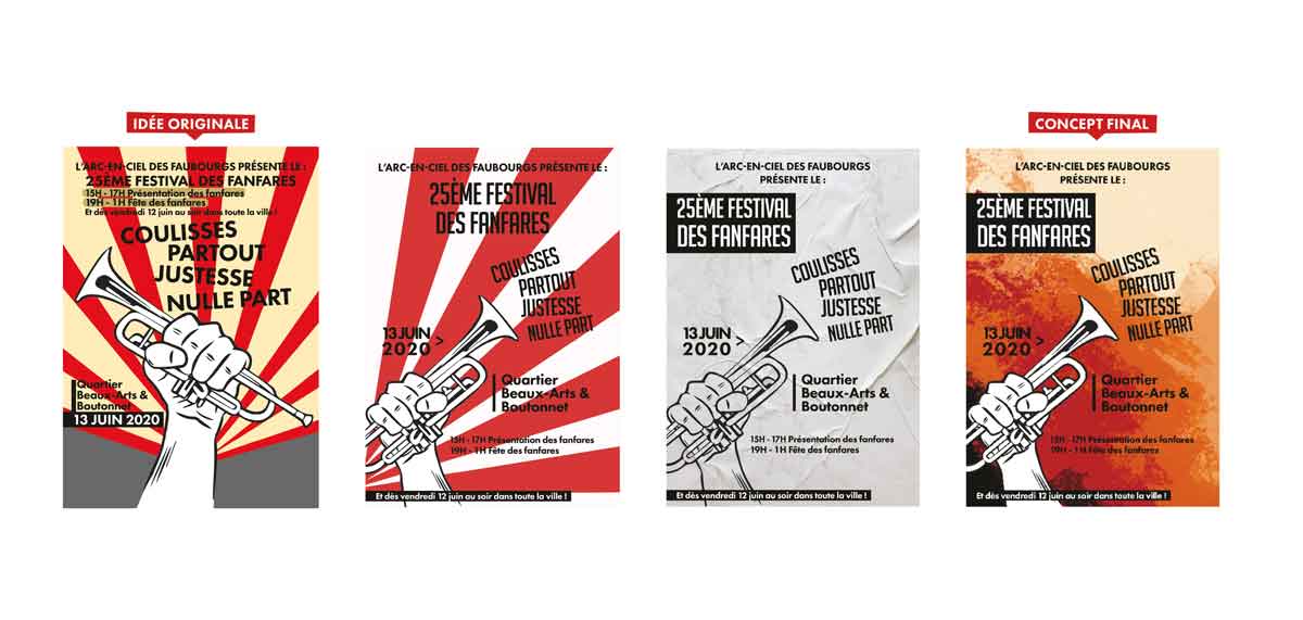 Recherches affiches réalisées par Yoann Hermant