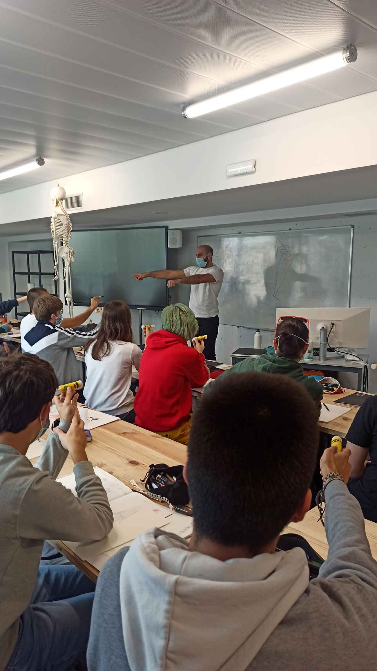 cours de dessin anatomie artistique prépa entertainment esma nante
