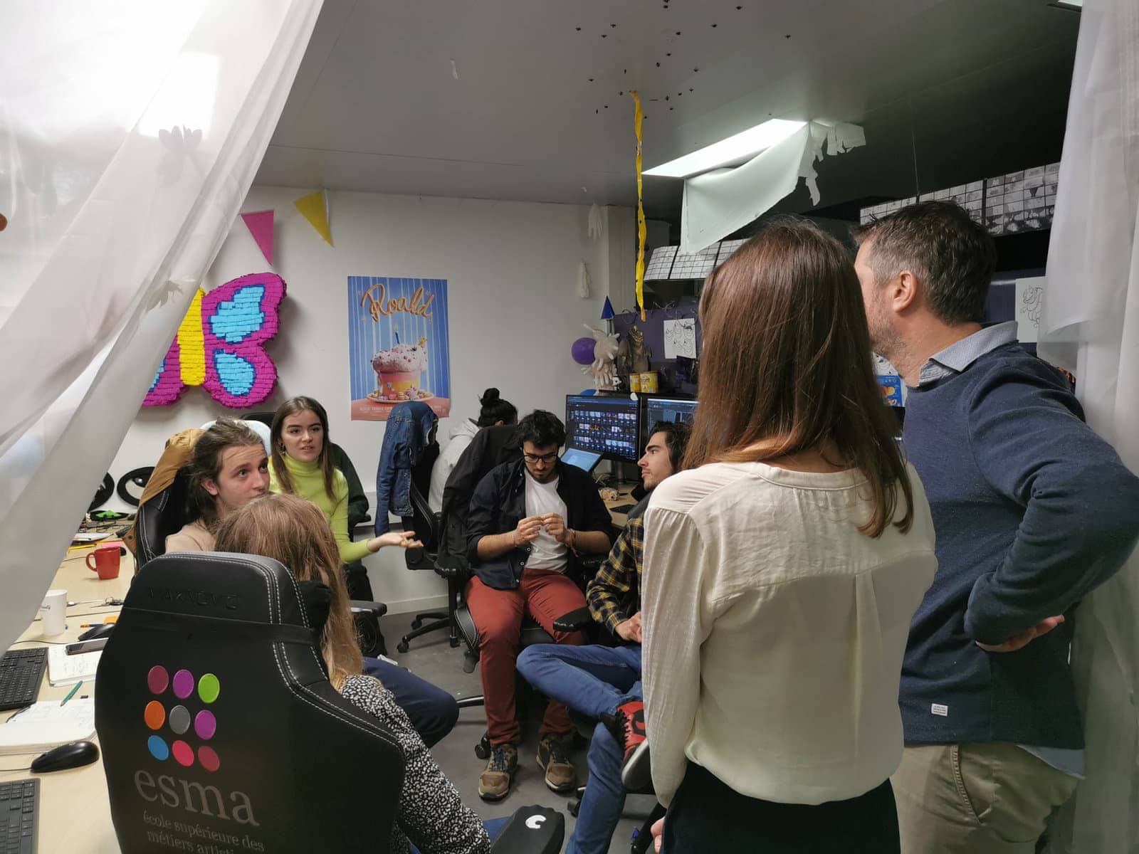 rencontre entre le studio framestore et les étudiants de l'esma
