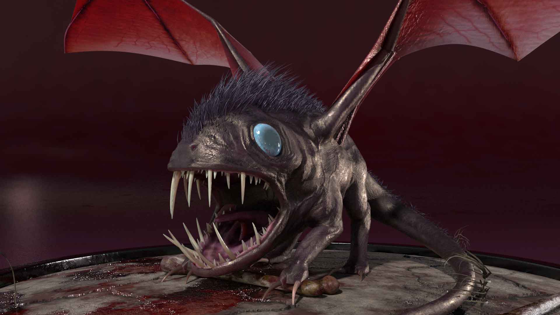 2021 3d3 gateaureuzecorentin creature closeup 02