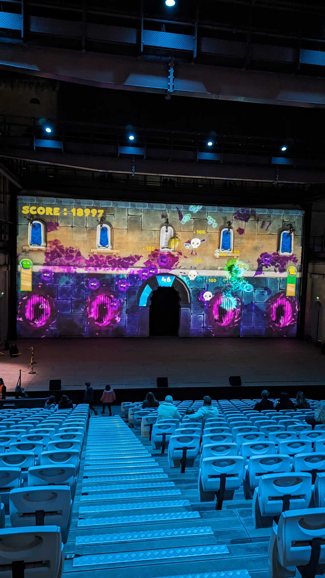 théâtre de l'agora jeu vidéo esma pour coeur de ville en lumières 2023