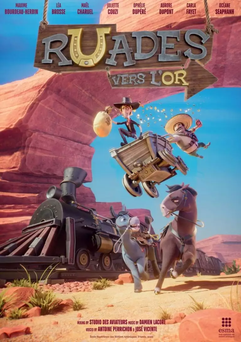 affiche film 3d 2023 ruades vers l'or