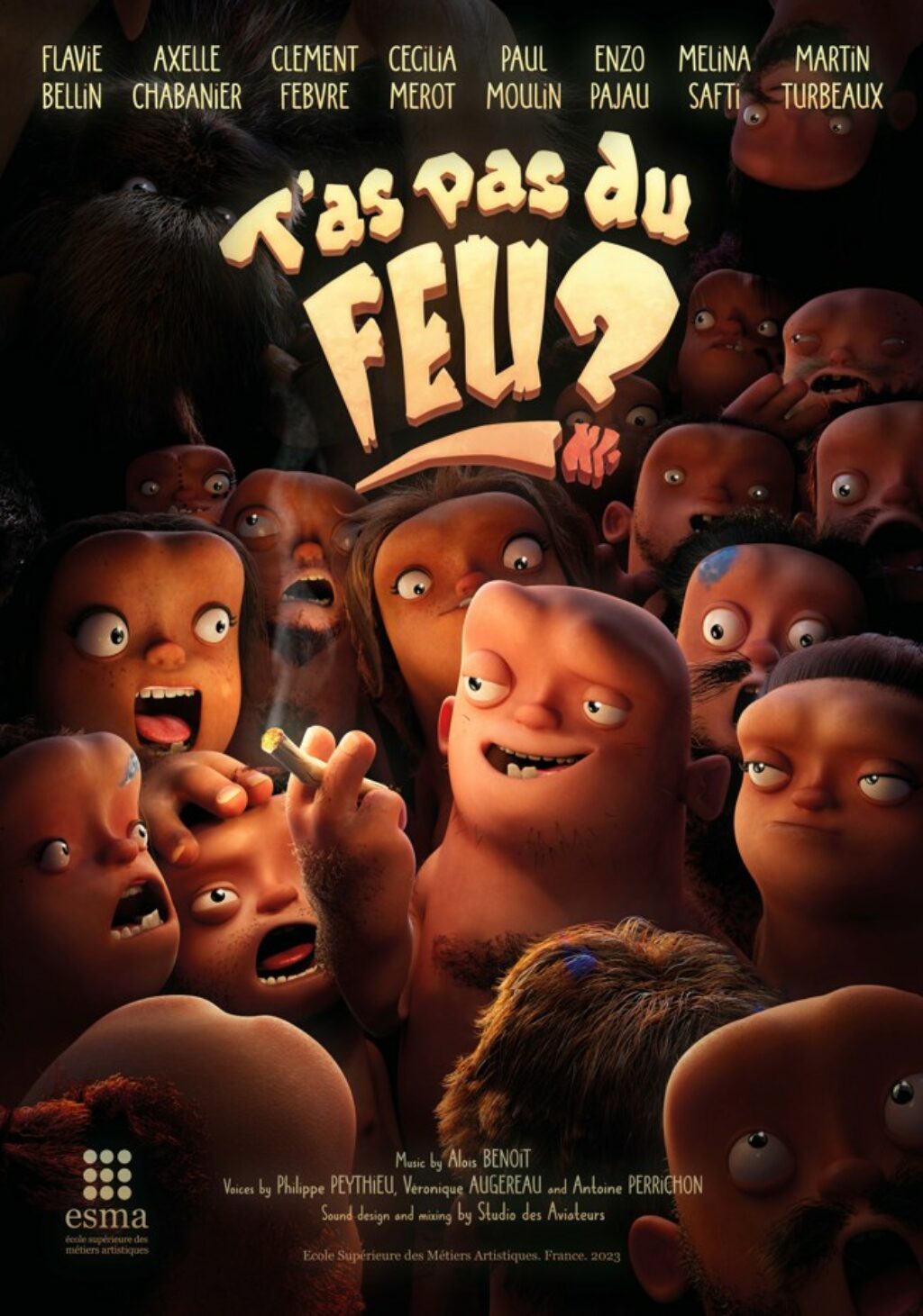 affiche film 3d t'as pas du feu