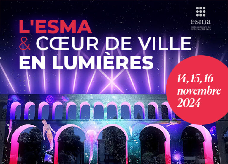 coeur de ville en lumière montpellier esma