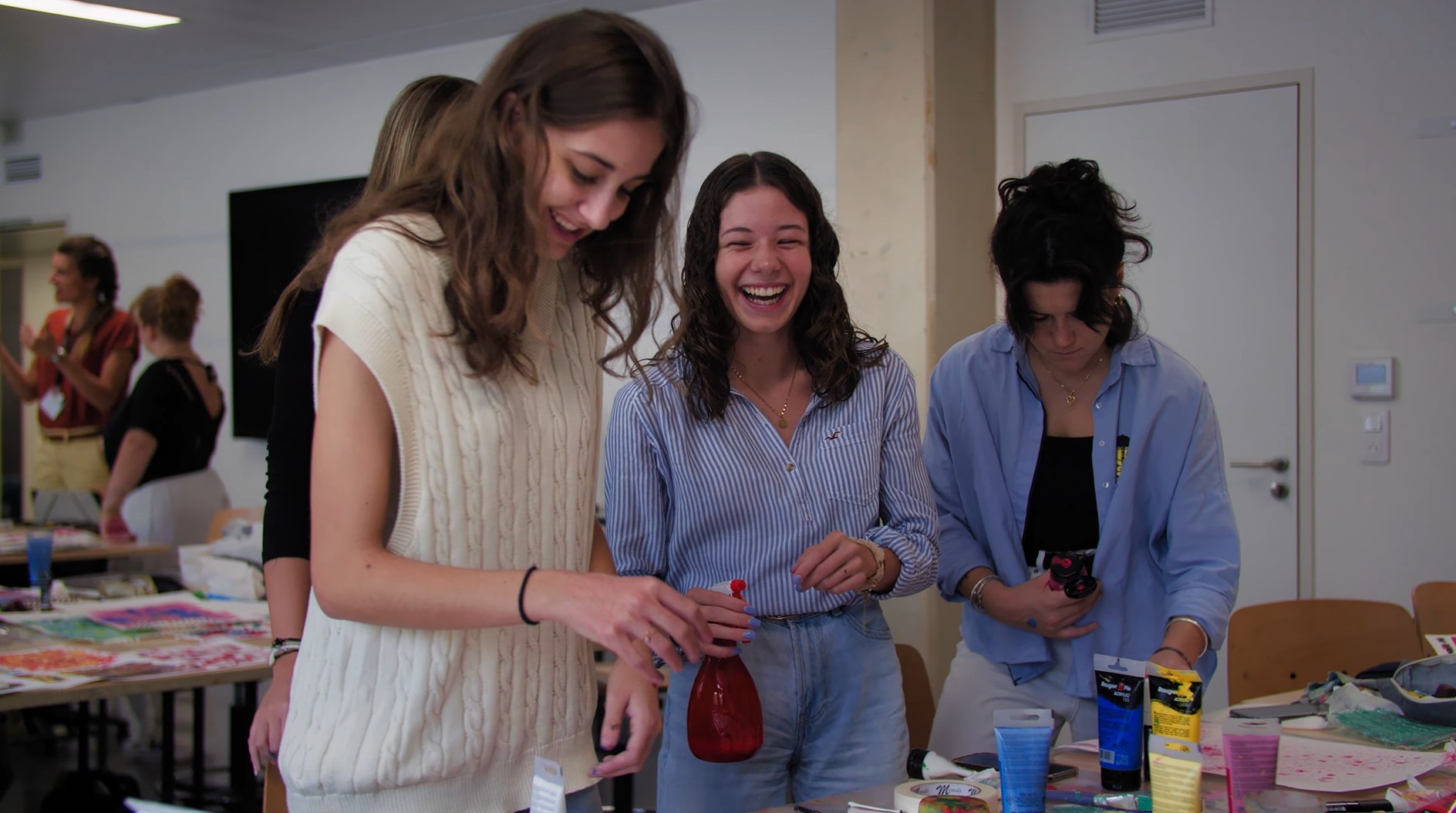 étudiants en concept art