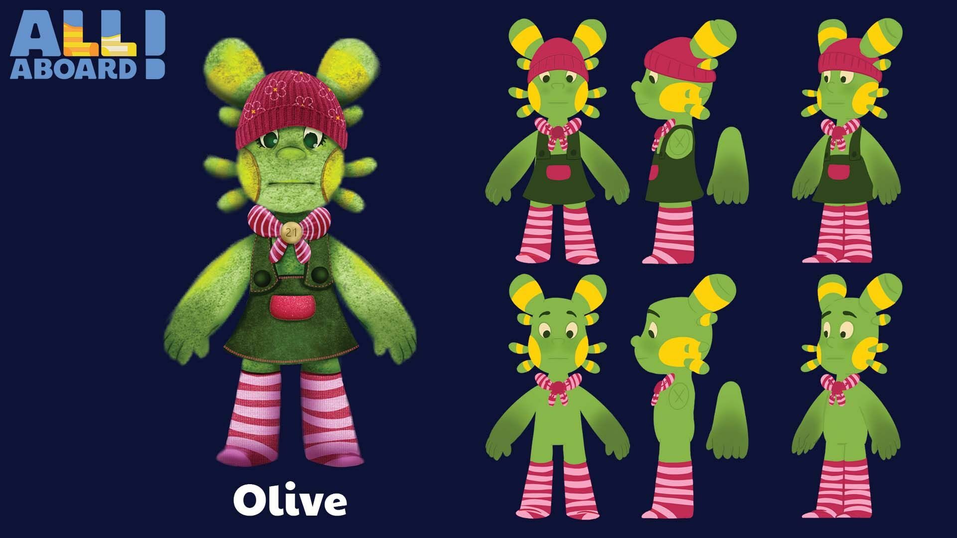 character olive film 3d all aboard