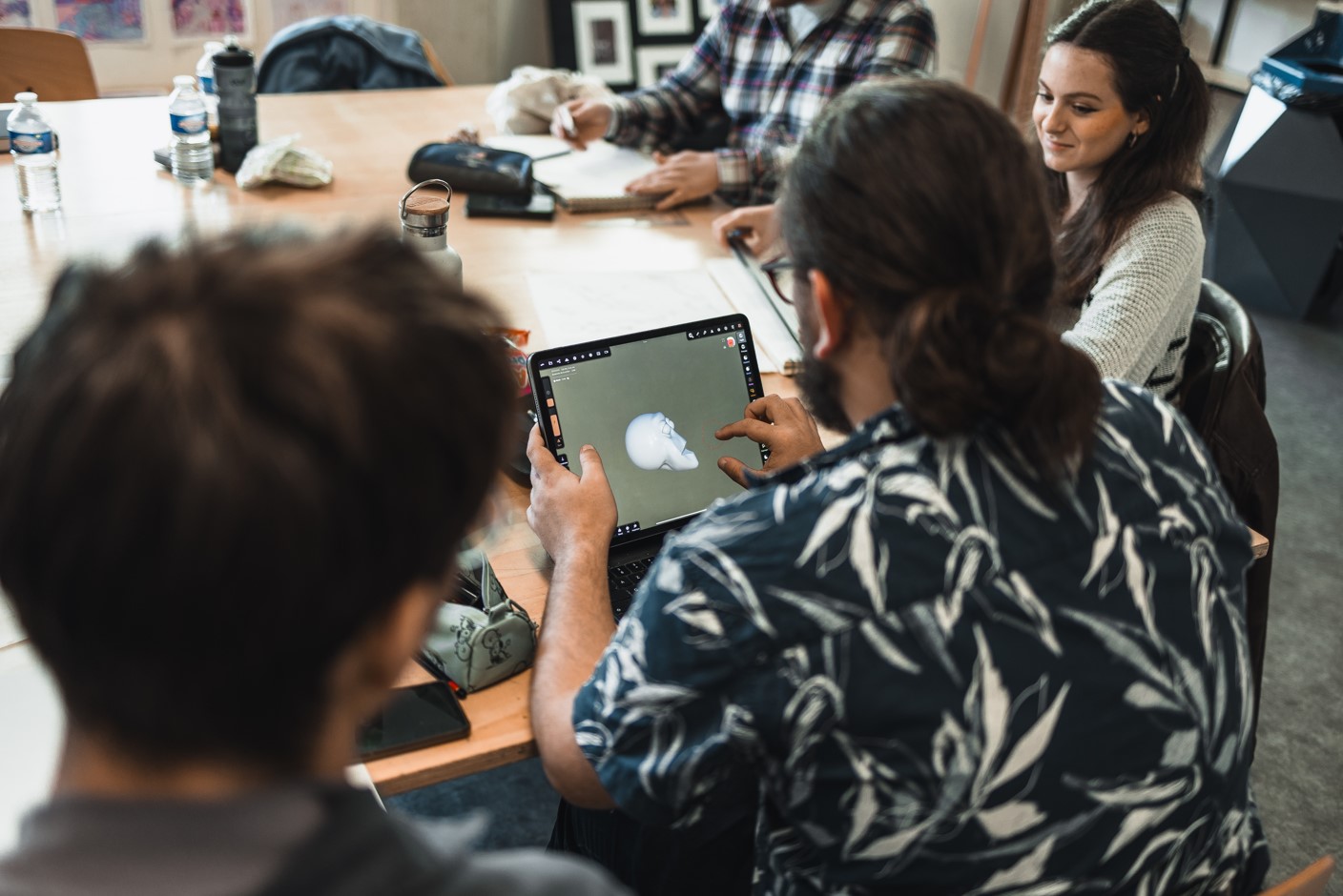 étudiants en 3d esma montpellier