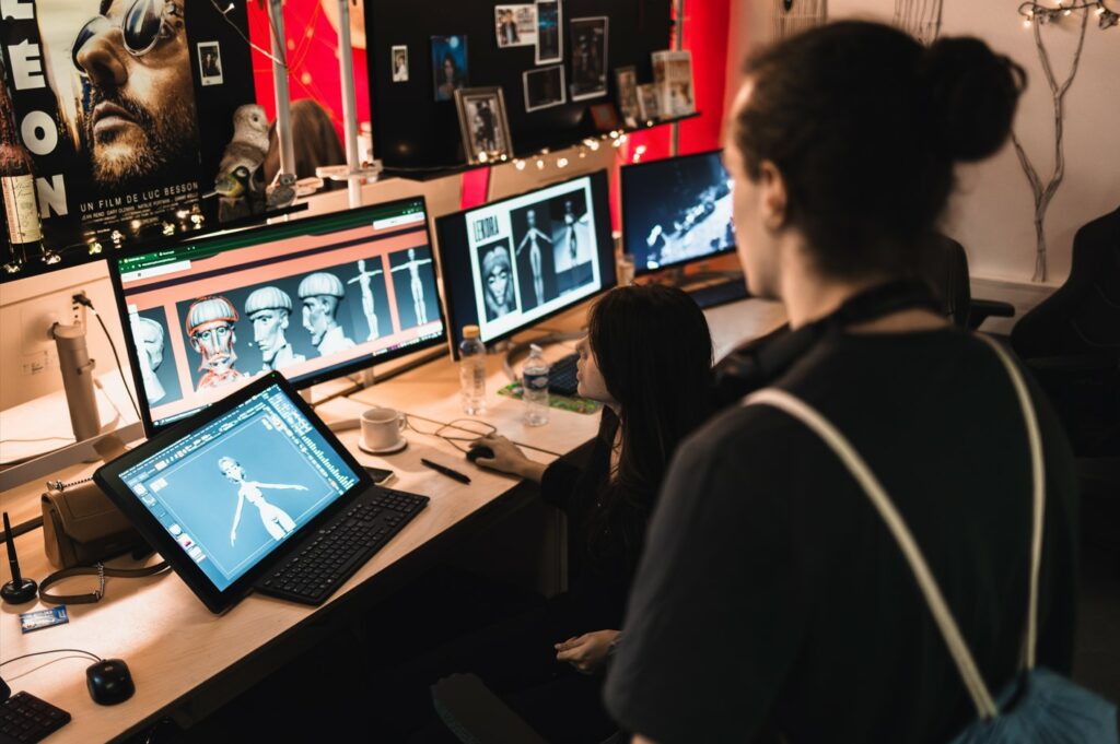 etudiants en cinéma d'animation 3d montpellier