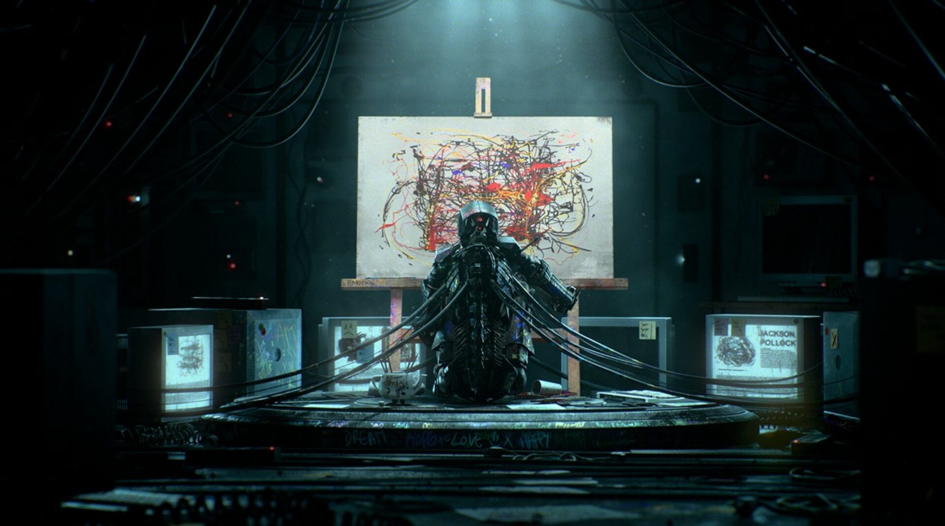 the robot artist, margot brun