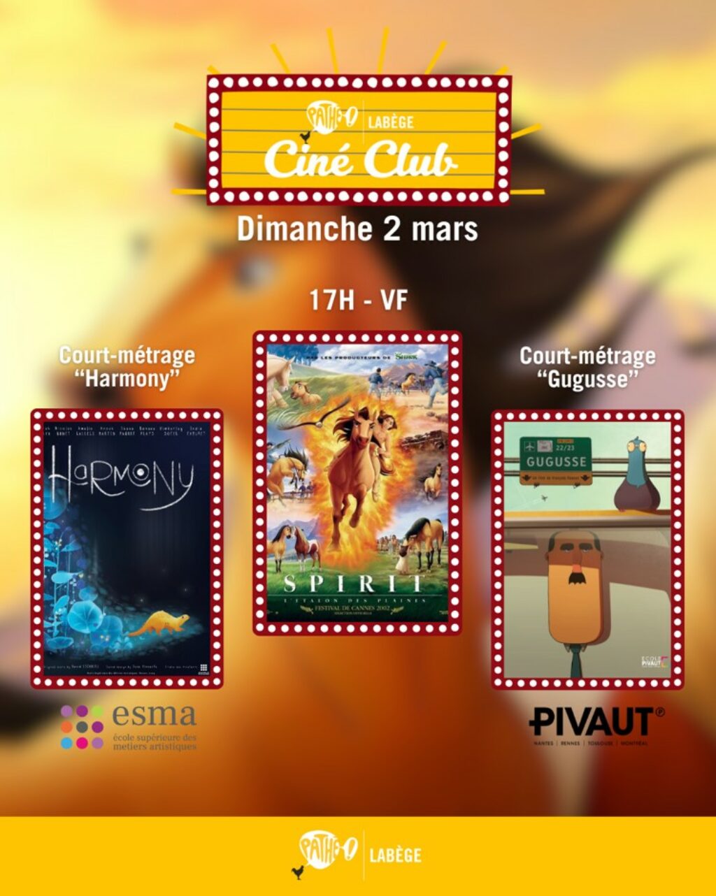 affiche cinéma labège harmony