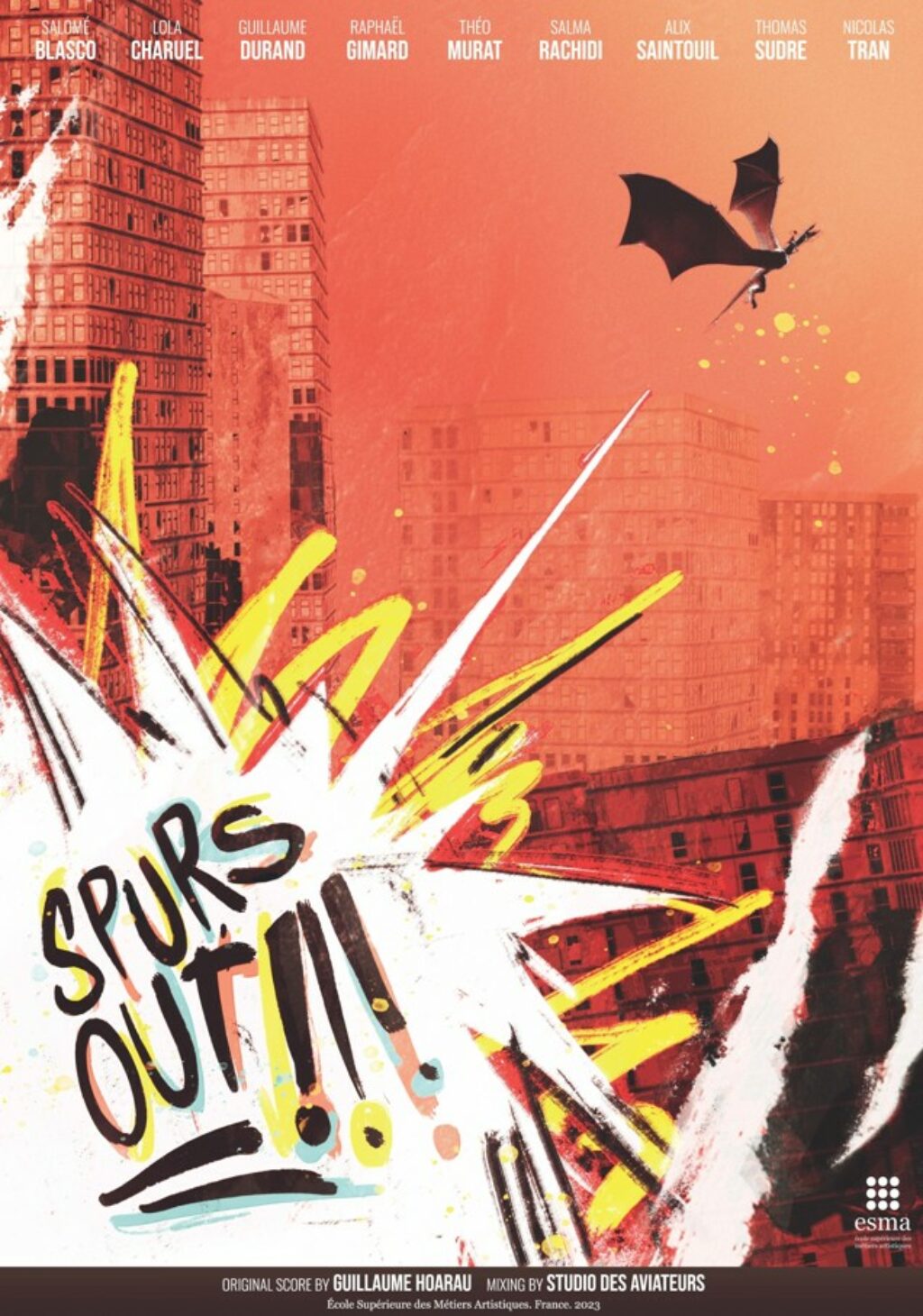 affiche film 3d spurs out