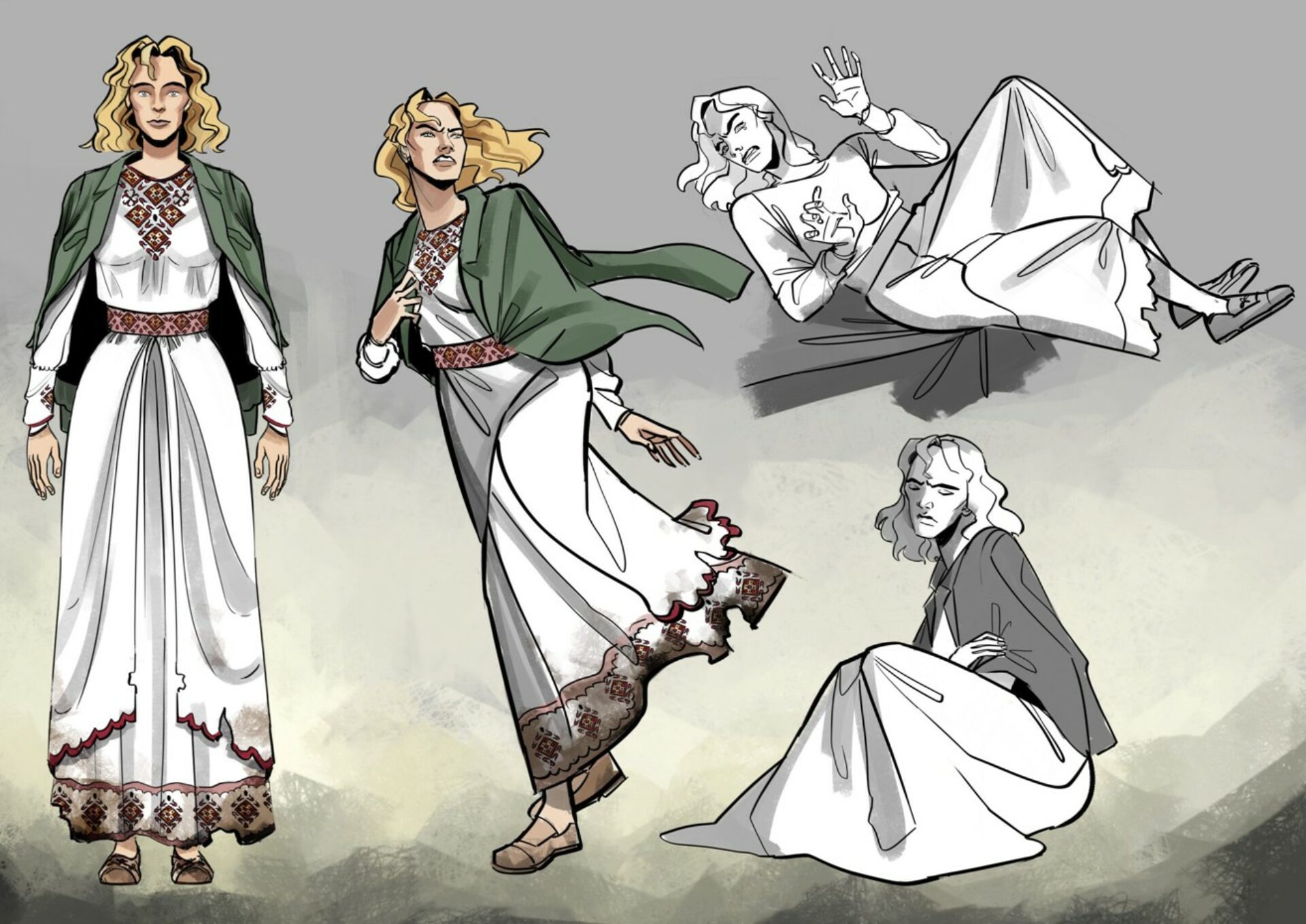 character design femme l'ogre du danube esma