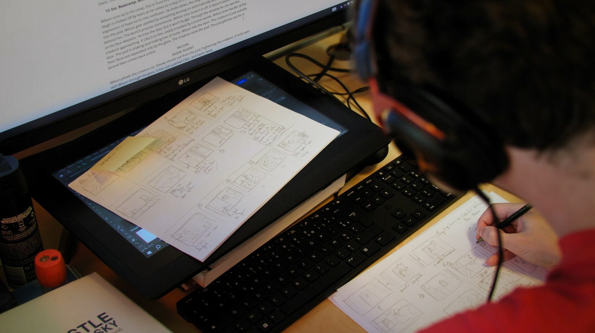 A person in training to become a narrative designer