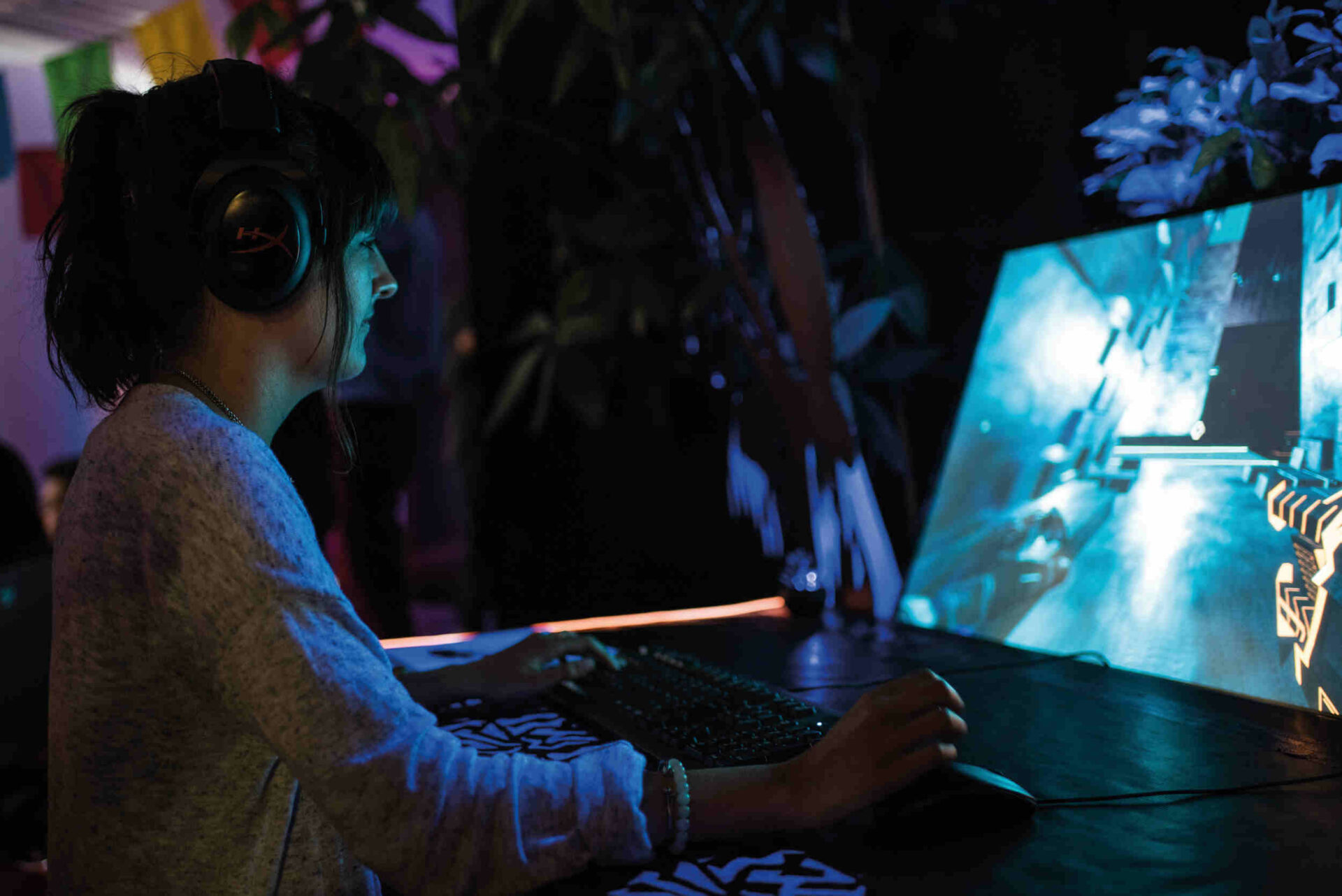a person playtesting video games
