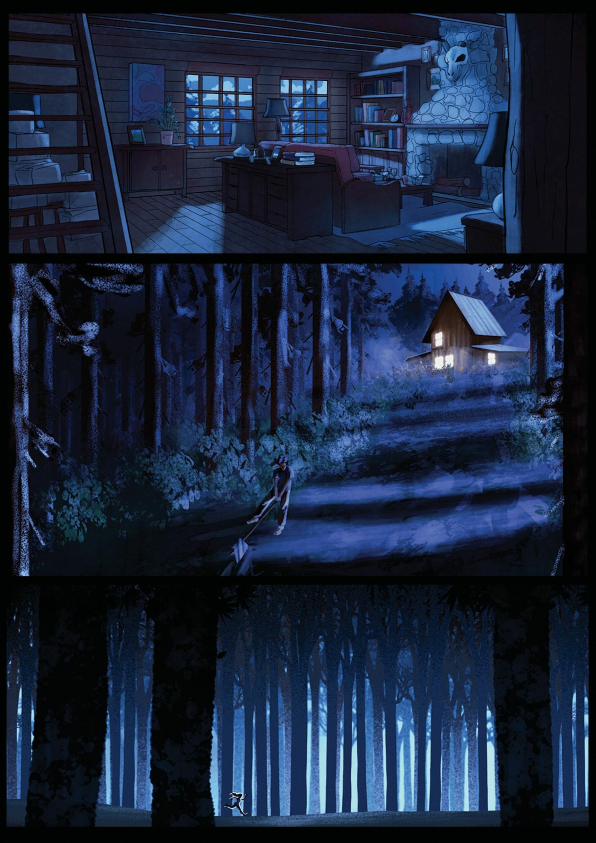 visu du paysage film 3d claw