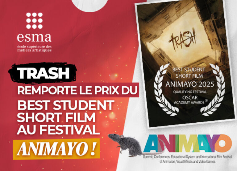 trash remporte le prix du best student shortfilm au festival animayo