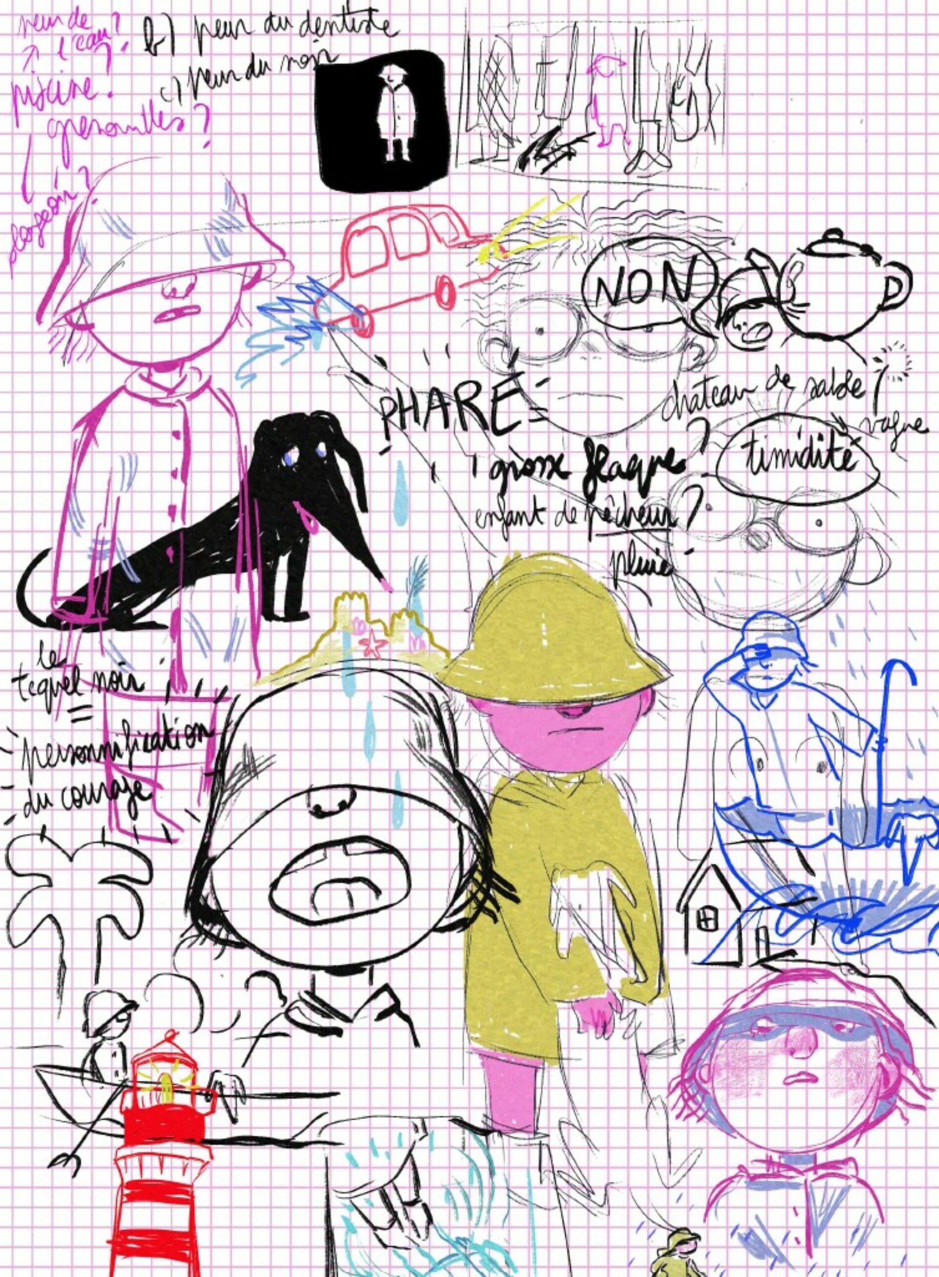 planche de croquis héloïse
