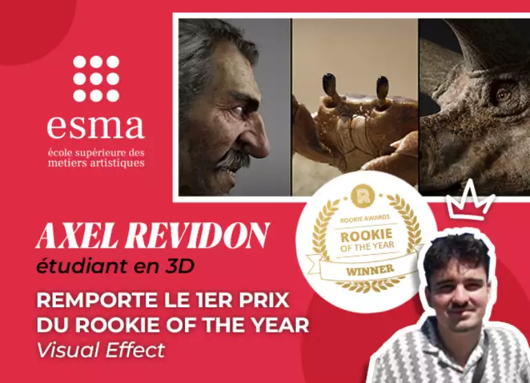 axel revidon remporte un prix aux rookies