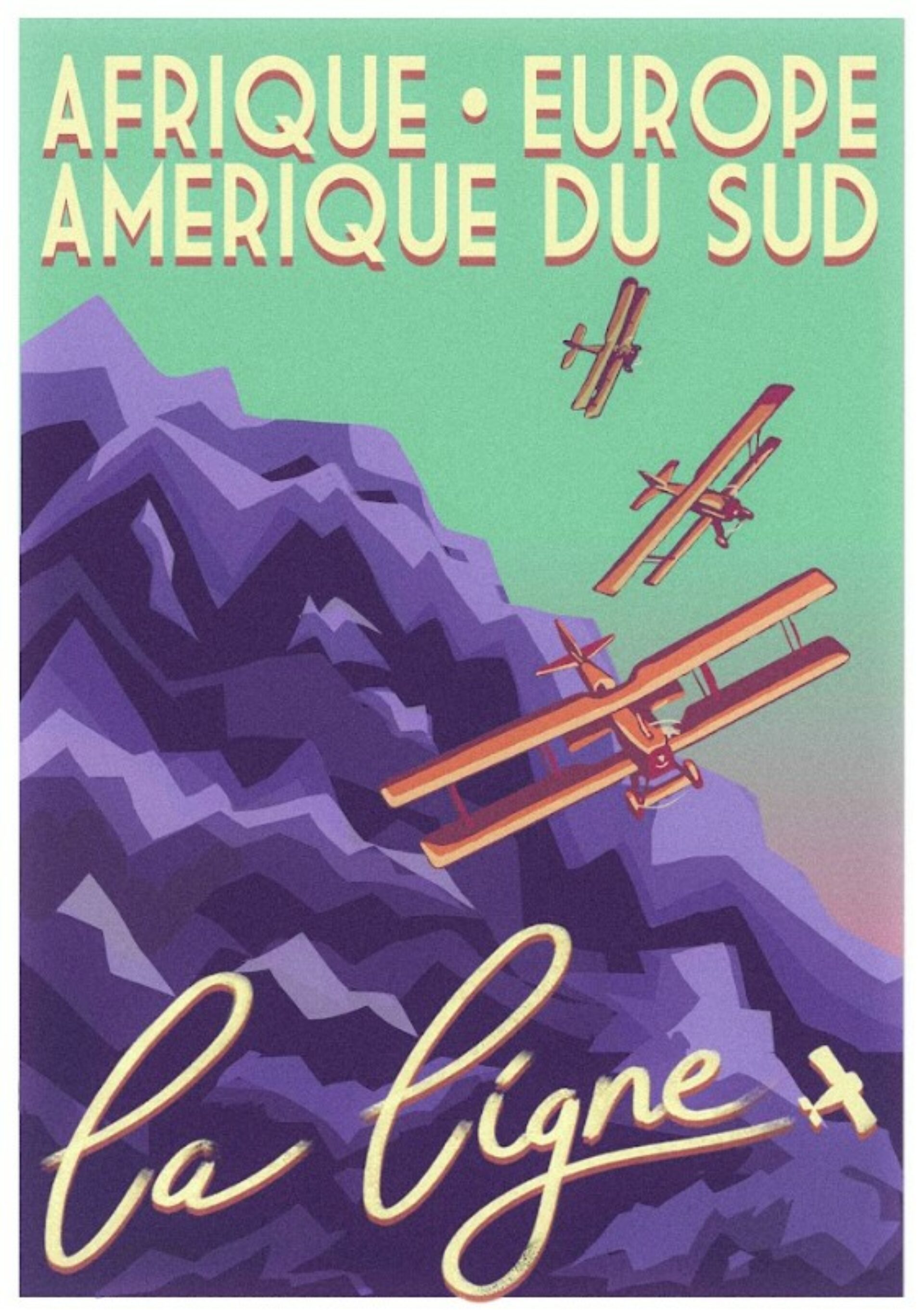 affiche jeu la ligne