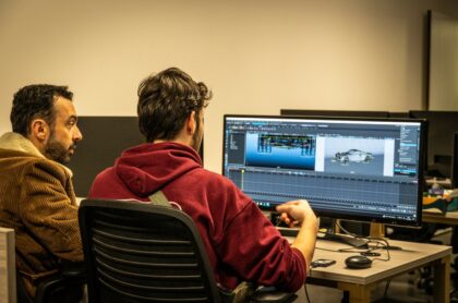 étudiants en 3d