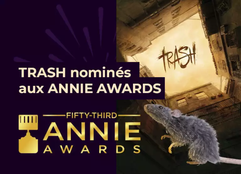 trasg nominé aux annie awards