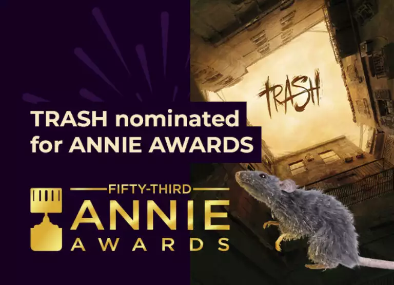 trash nominated at the annie awards