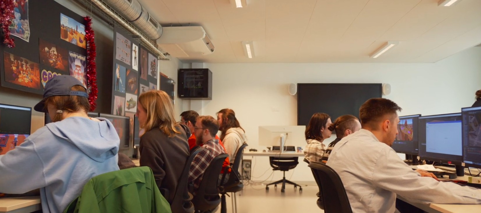 classe d'étudiants en formation jeu vidéo esma