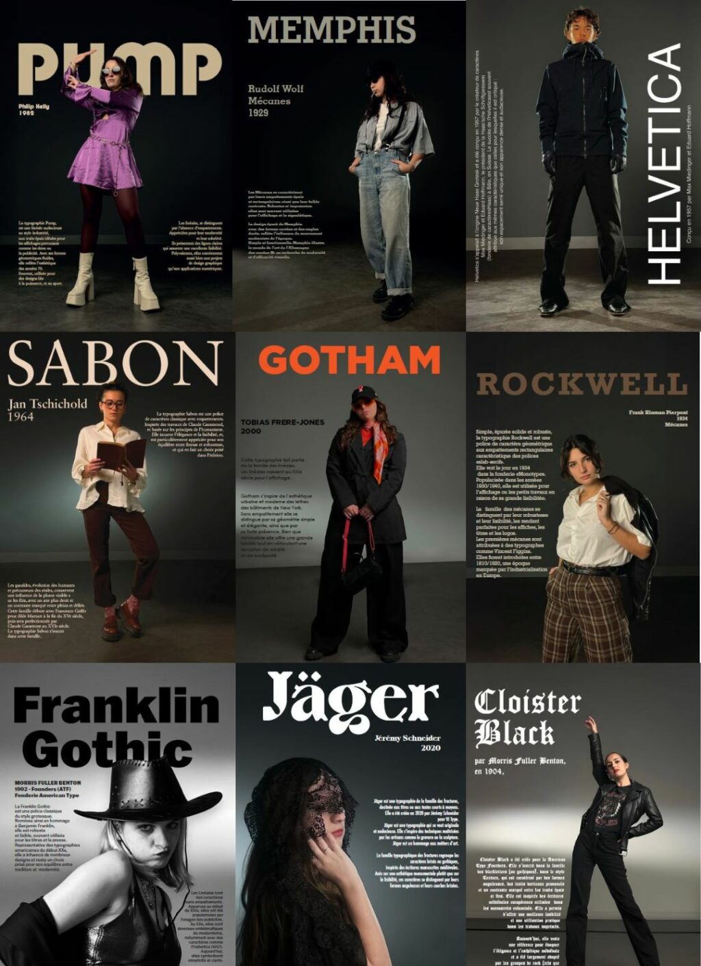 typo affiches mobile